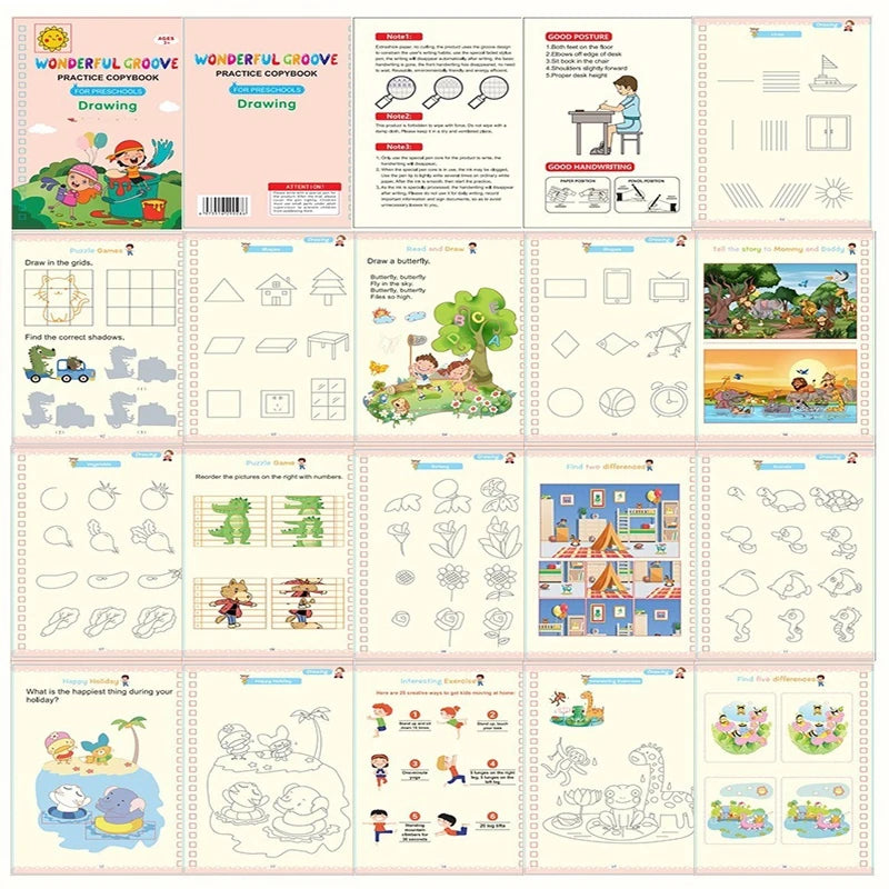 Magic Copy Book - Kids Learning Book