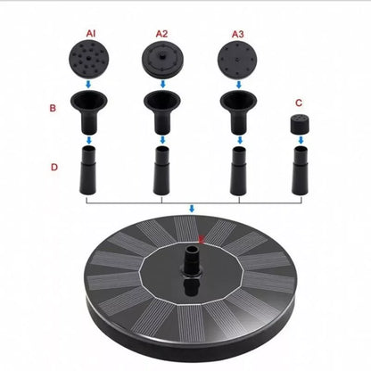 Solar Powered  Floating Water Fountain