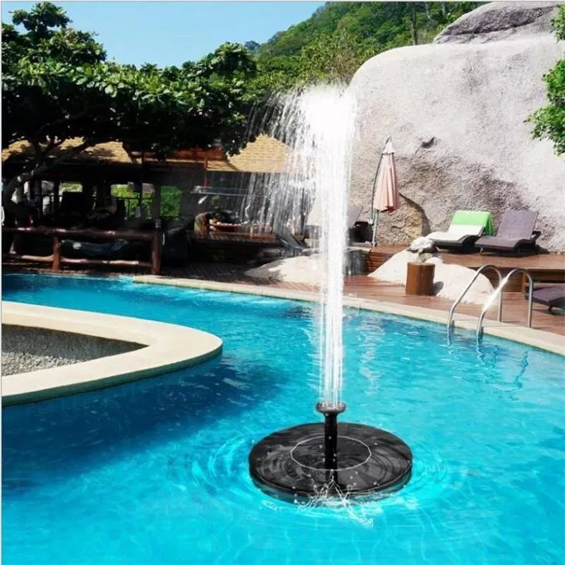 Solar Powered  Floating Water Fountain