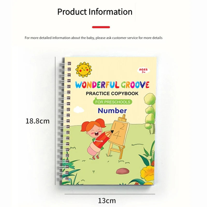 Magic Copy Book - Kids Learning Book